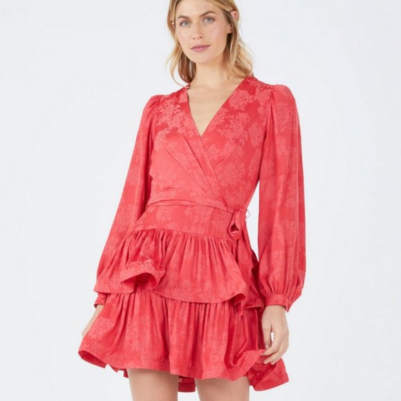 Rose Evening Mini Dress - Picture 1 of 5